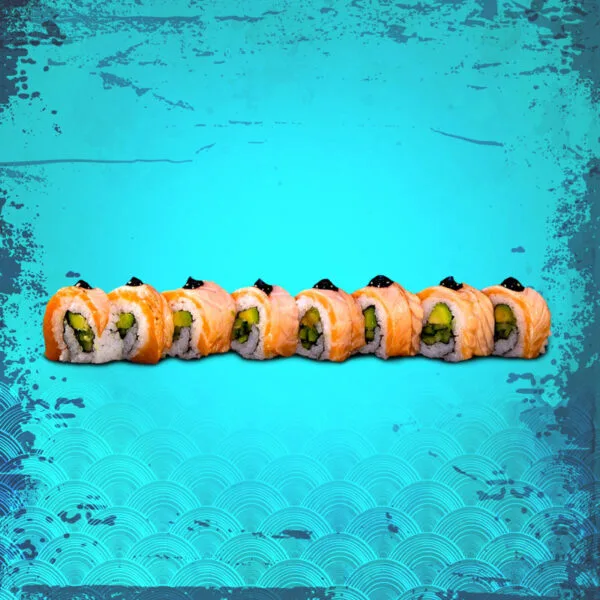 Саке рол татаки