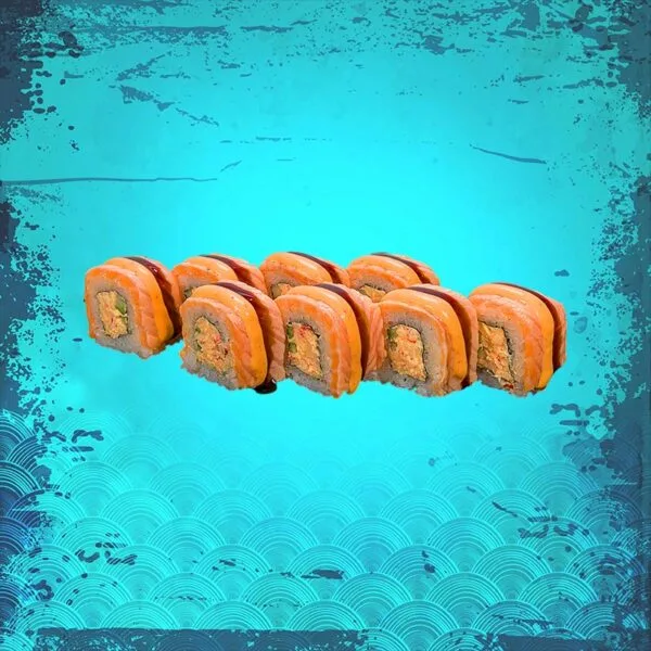 Салмон краб татаки 8 бр.